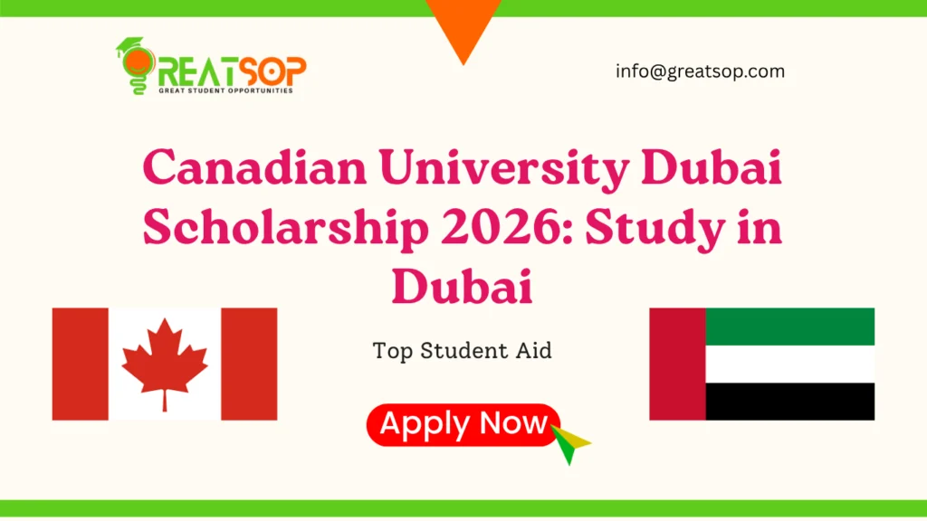 Canadian University Dubai Scholarship