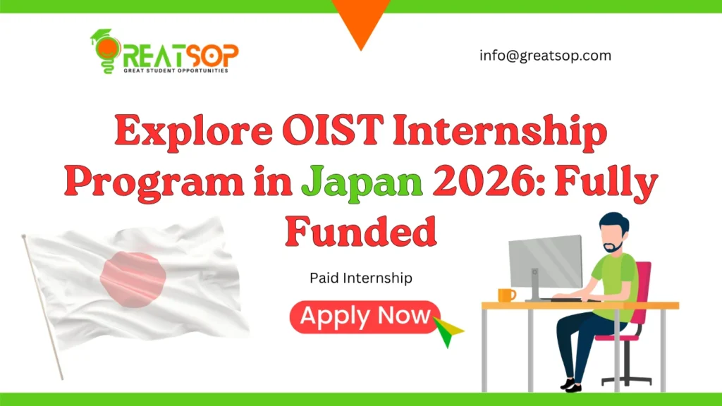 Explore OIST Internship Program in Japan 2026: Fully Funded OIST Internship Program in Japan