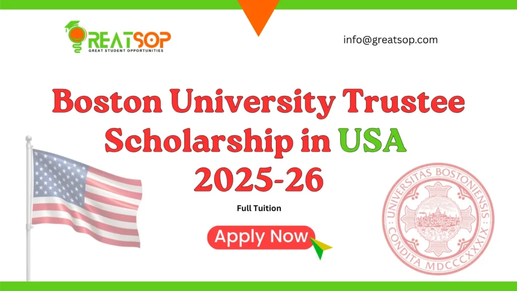 Boston University Trustee Scholarship
