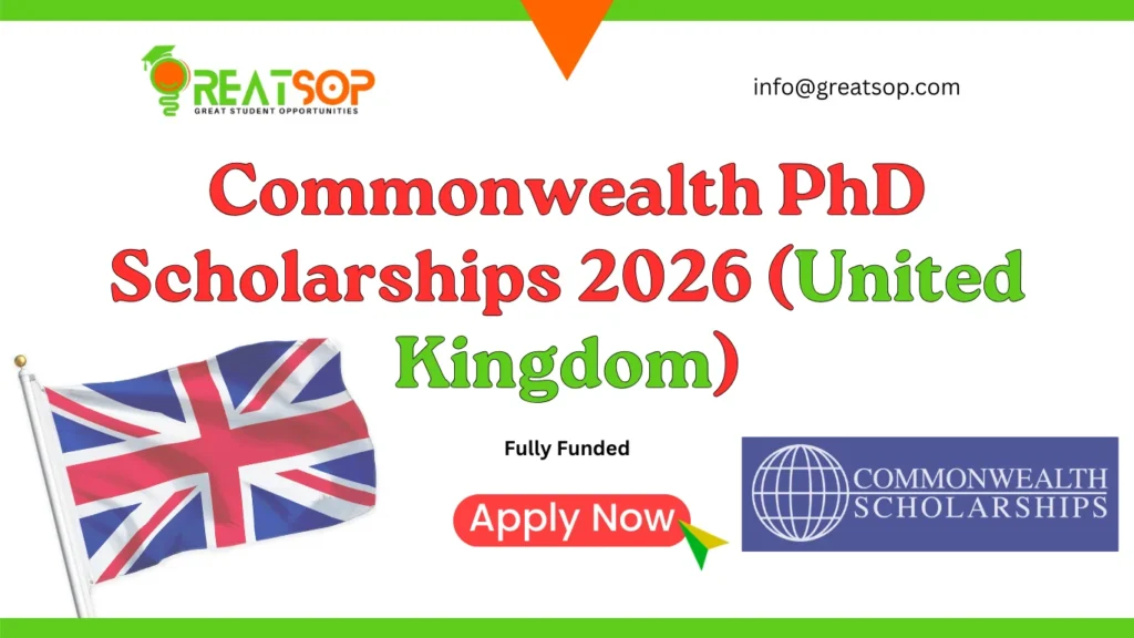 Commonwealth PhD Scholarships