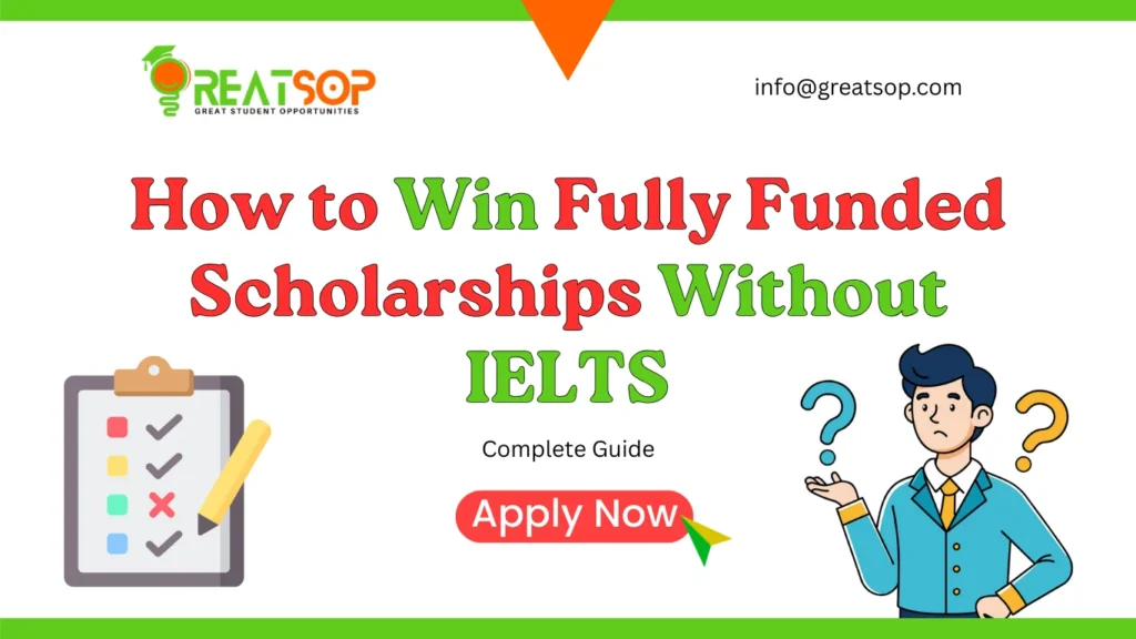 Fully Funded Scholarships Without IELTS