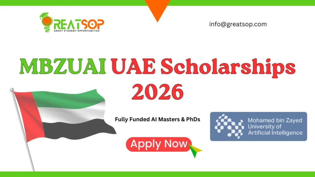 MBZUAI UAE Scholarships