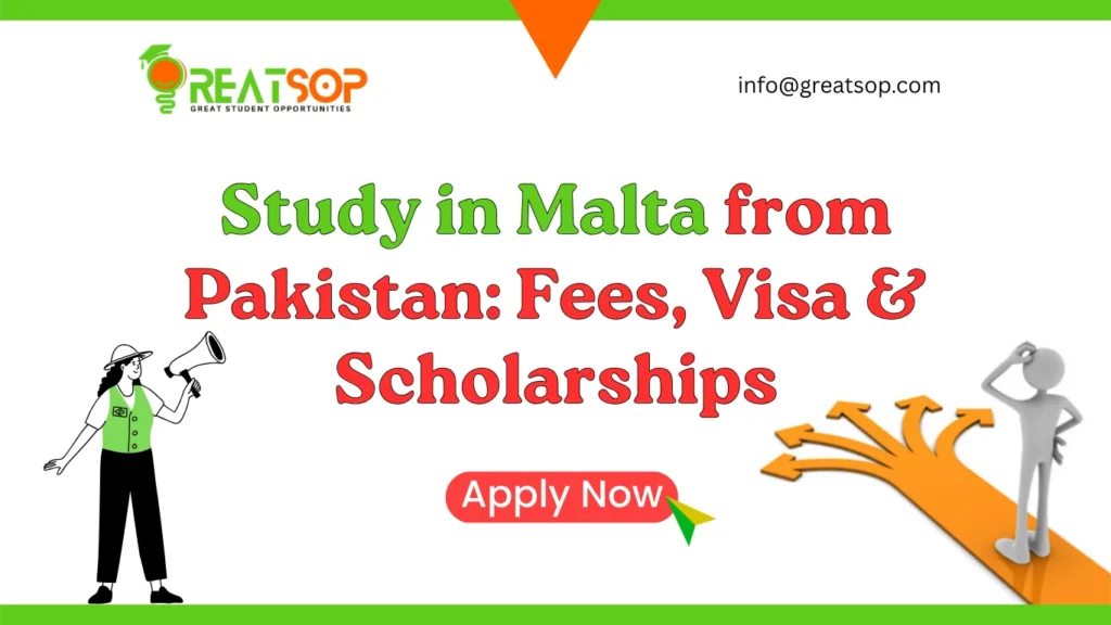 Study in Malta from Pakistan