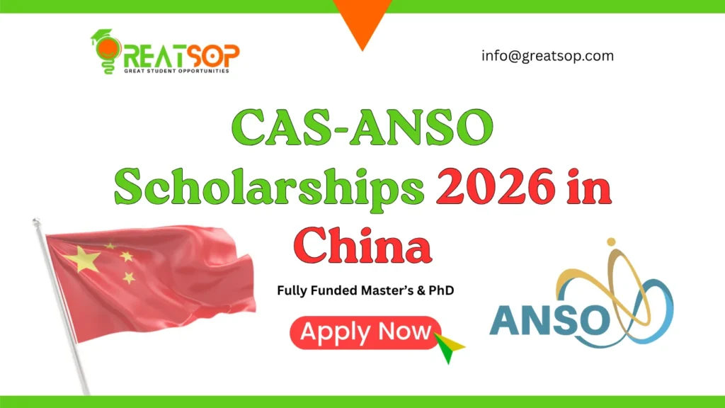 CAS-ANSO Scholarships