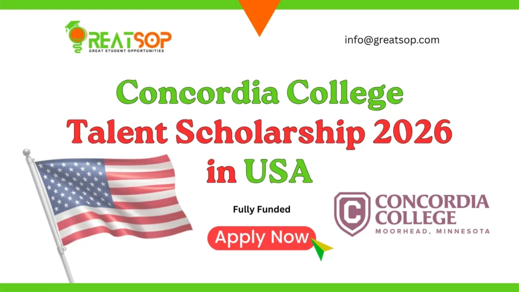 Concordia College Talent Scholarship 2026 in USA: Guide Concordia College Talent Scholarship
