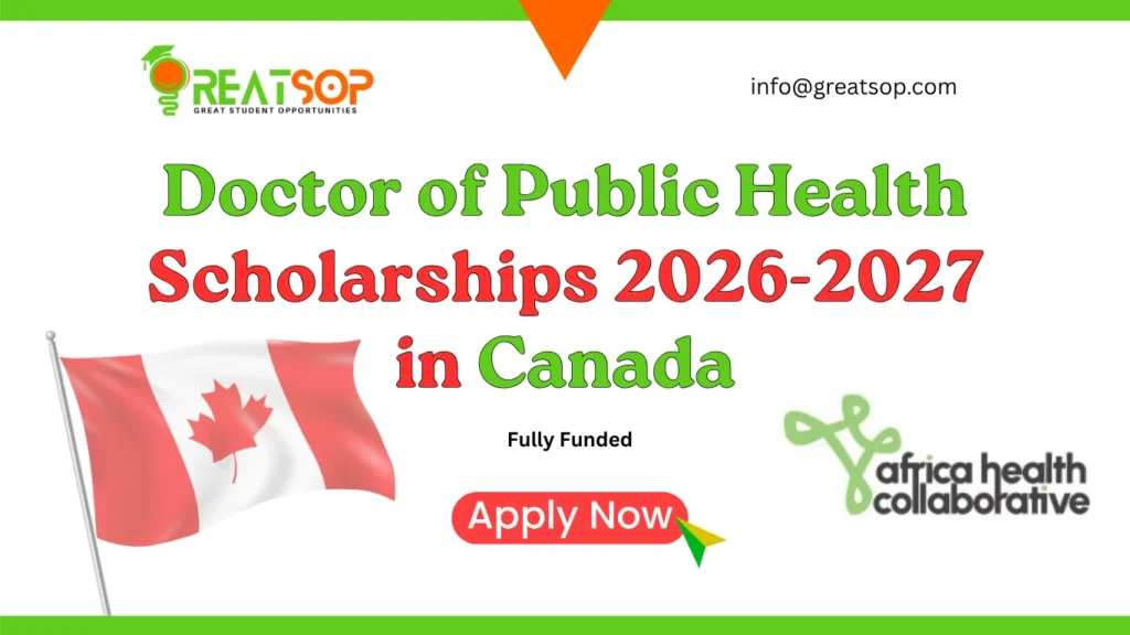 Doctor of Public Health Scholarships