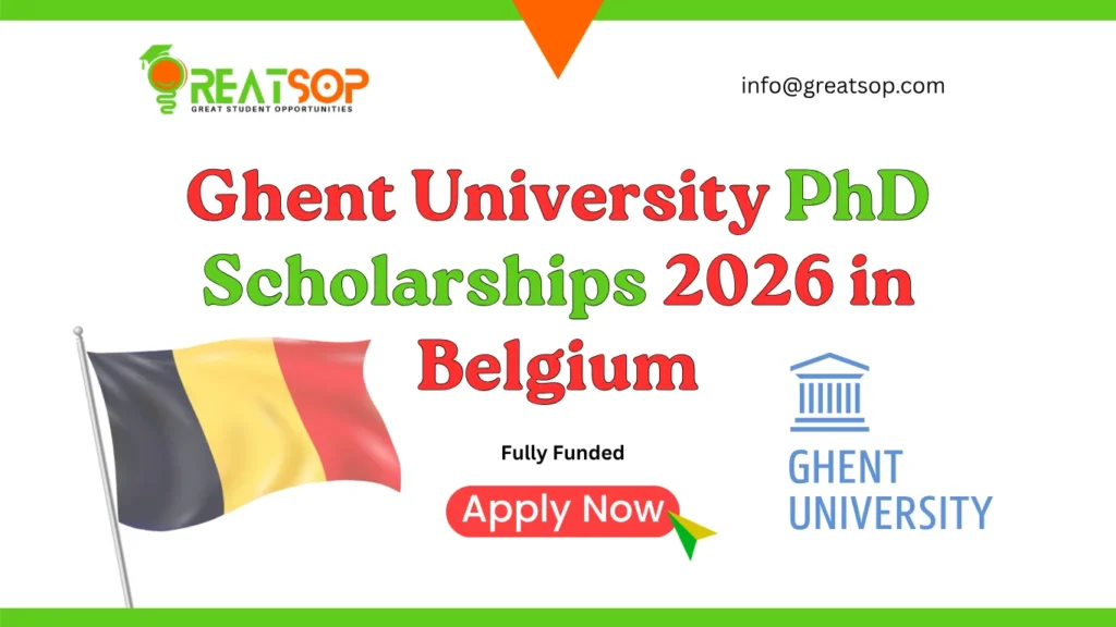 Ghent University PhD Scholarships 2026 in Belgium: A Comprehensive Guide Ghent University PhD Scholarships