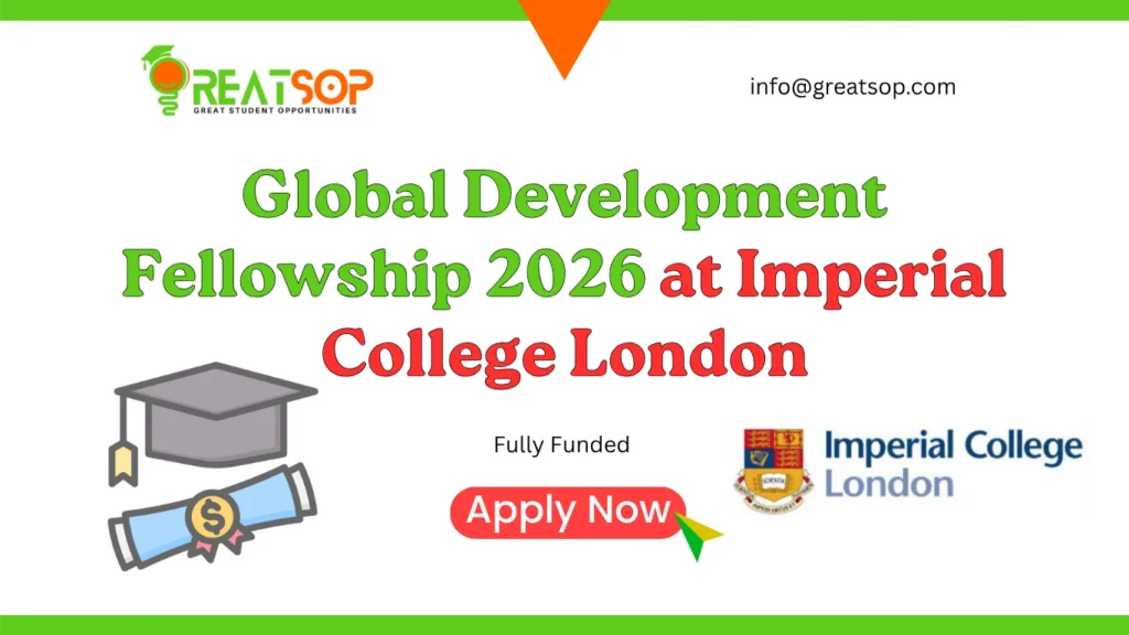 Global Development Fellowship 2026