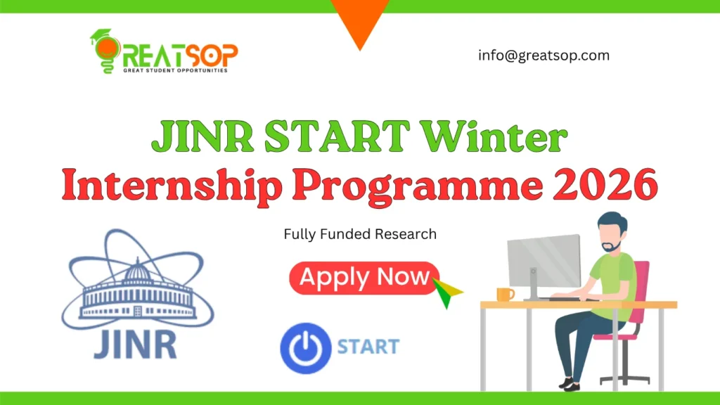 JINR START Winter Internship Programme 2026: Fully Funded Research JINR START Winter Internship