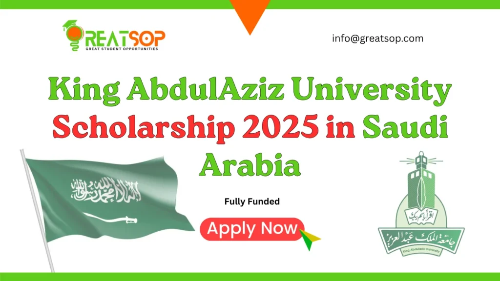 King AbdulAziz University Scholarship