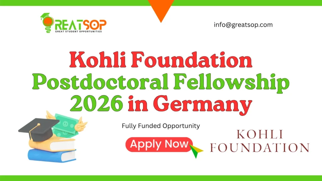 Kohli Foundation Postdoctoral Fellowship