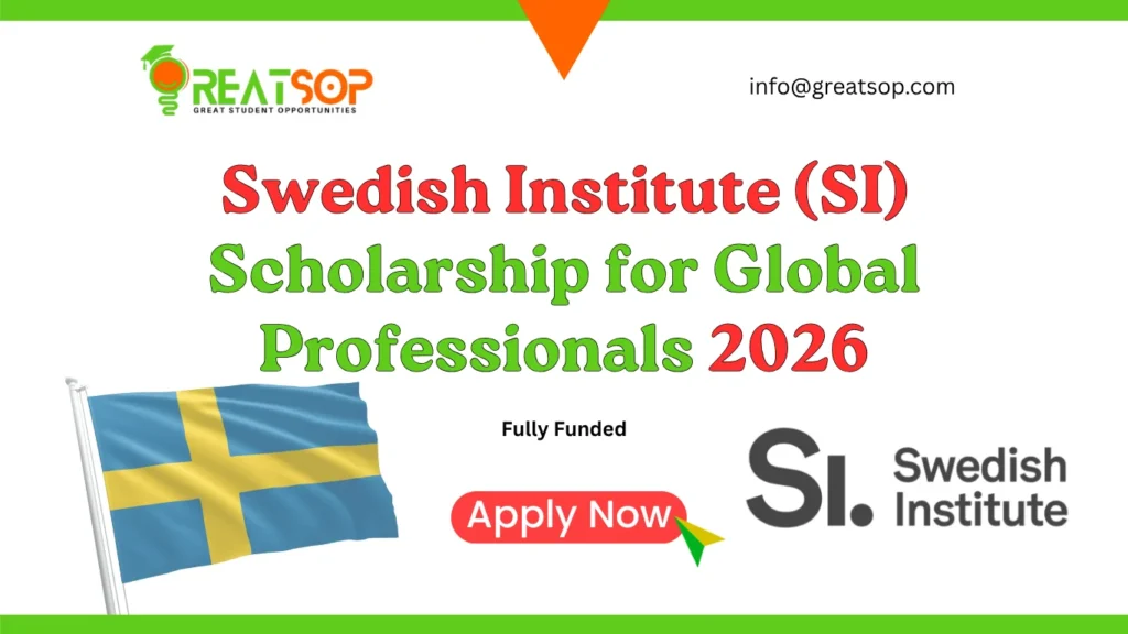 SI Scholarship for Global Professionals 2026 in Sweden: Complete Guide Scholarship for Global Professionals