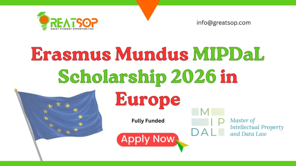 Erasmus Mundus MIPDaL Scholarship